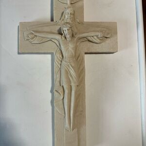 Jesus Cross Atrio with God Holy Religious Crucifixion Wall Decoration